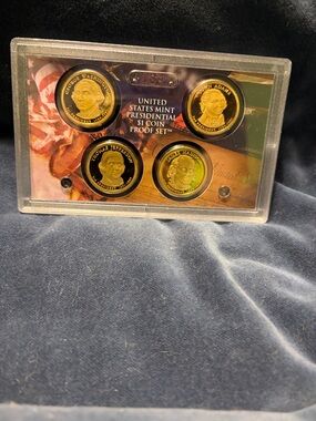 United States Mint 2007 Presidential $1 Coin Set - Patriotic Artwork